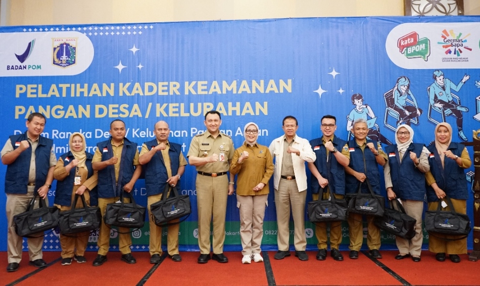 Wujudkan Visi Indonesia Emas 2045, BBPOM di Jakarta Siapkan Kader Keamanan Pangan Kelurahan Jakarta Barat