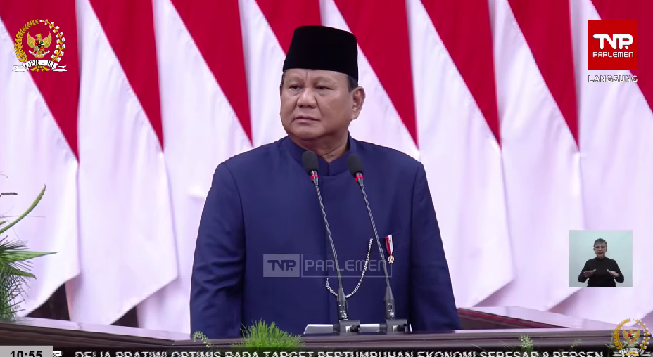 Pidato Perdana Presiden Prabowo Subianto Soroti Kenyataan Ekonomi Indonesia