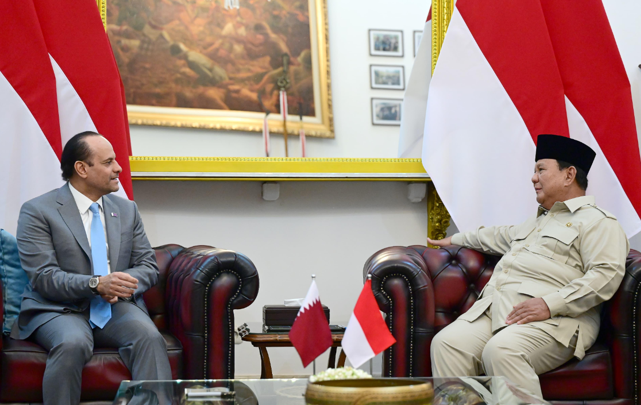 Terima Kunjungan Wakil PM Qatar, Ini Isi Pembicaraan Prabowo dan Sheikh Saoud