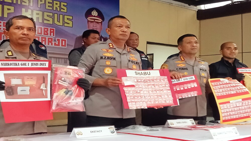 Polresta Sidoarjo Ungkap 19 Kasus Narkotika, 25 Tersangka Ditangkap