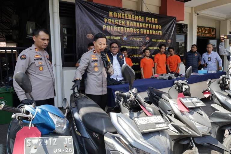 Raja Curanmor Surabaya Dibekuk, Beraksi di 21 TKP