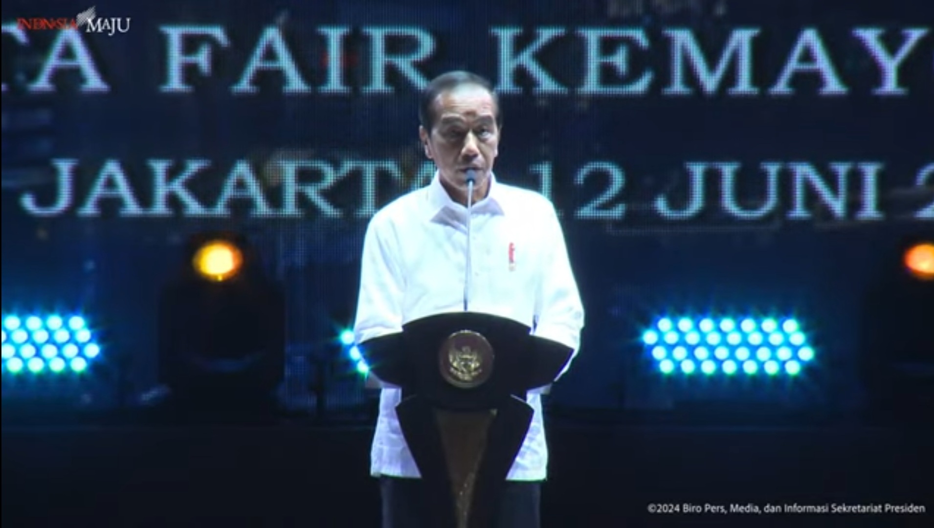 Jokowi Resmi Buka Pameran Jakarta Fair 2024, Makin Luas, Banyak Hiburan dan Belanja Terjangkau