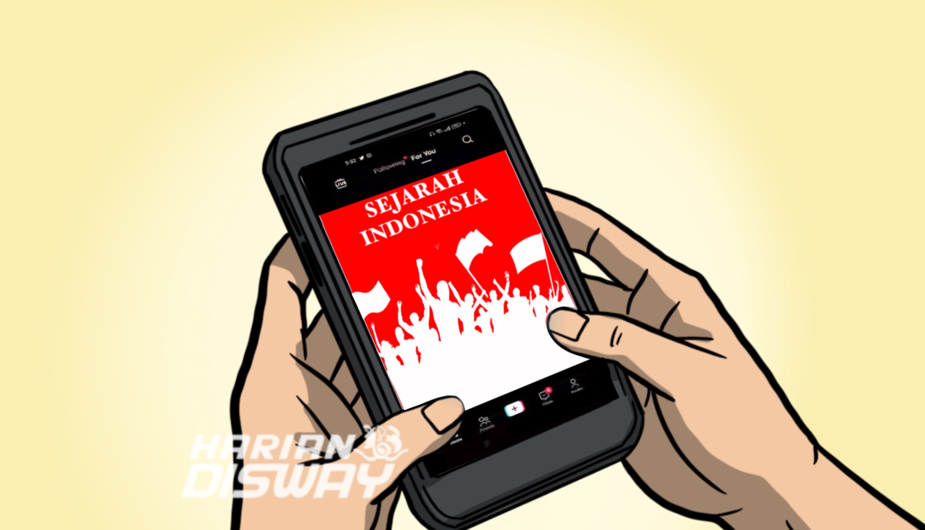 Sejarah Indonesia di Era Scroll dan Swipe