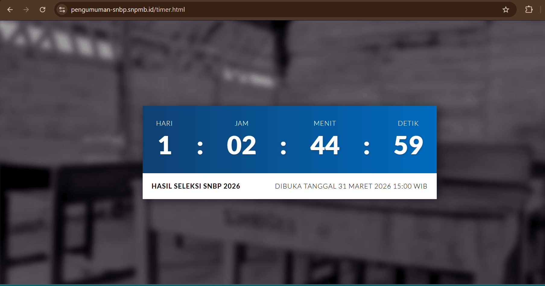 Cara Cek Hasil SNBP 2026 yang Diumumkan 31 Maret 2026