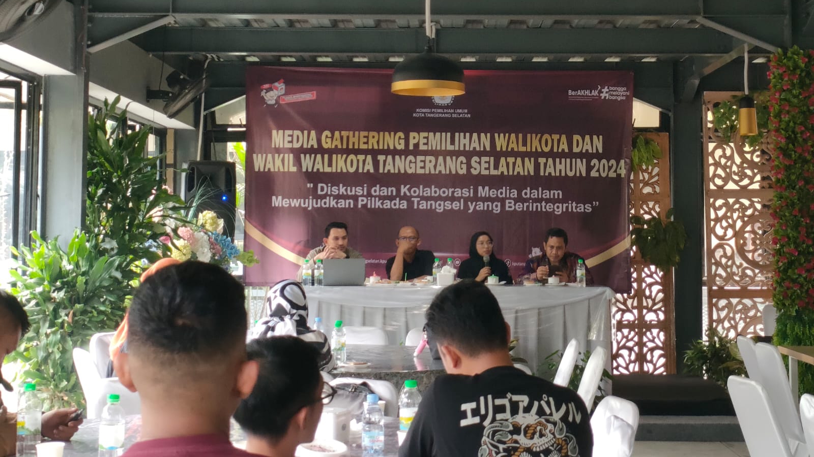 Gairahkan Partisipasi Masyarakat dalam Semua Tahapan Pilkada, KPU Tangsel Kolaborasi dengan Awak Media