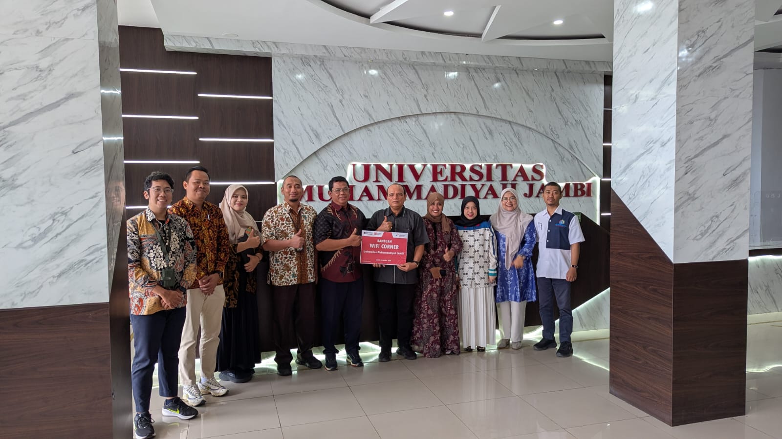 PGN-Gasnet Bangun WiFi Corner di Dua Perguruan Tinggi Jambi