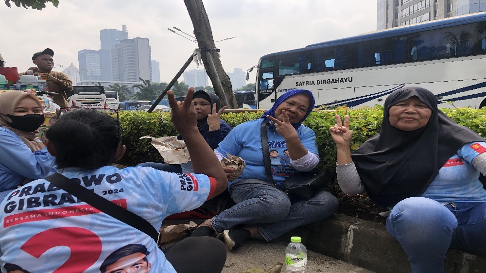 Datang ke GBK, Pendukung Prabowo-Gibran Ingin Program Jokowi Dilanjutkan