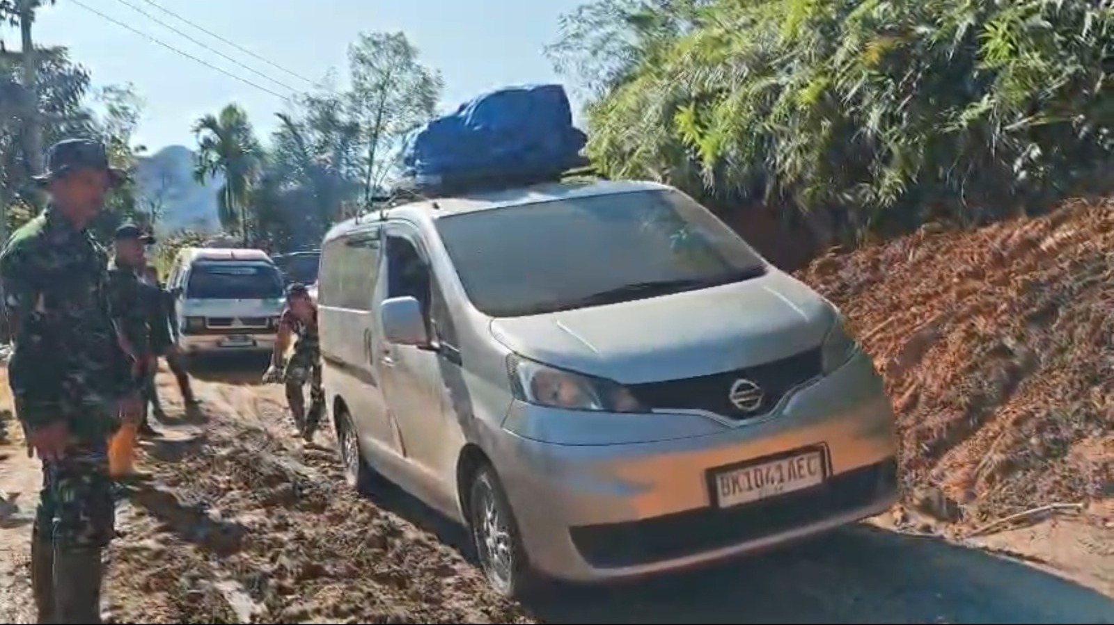 Kerja Keras TNI-Satgas, Jalur Tarutung–Sibolga Berhasil Terhubung 