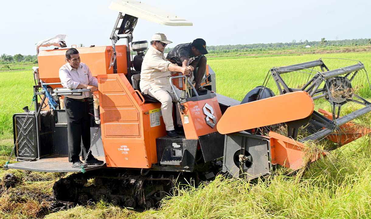 Presiden Prabowo Akan Lakukan Panen Raya Bersama Petani di Majalengka Hari Ini 