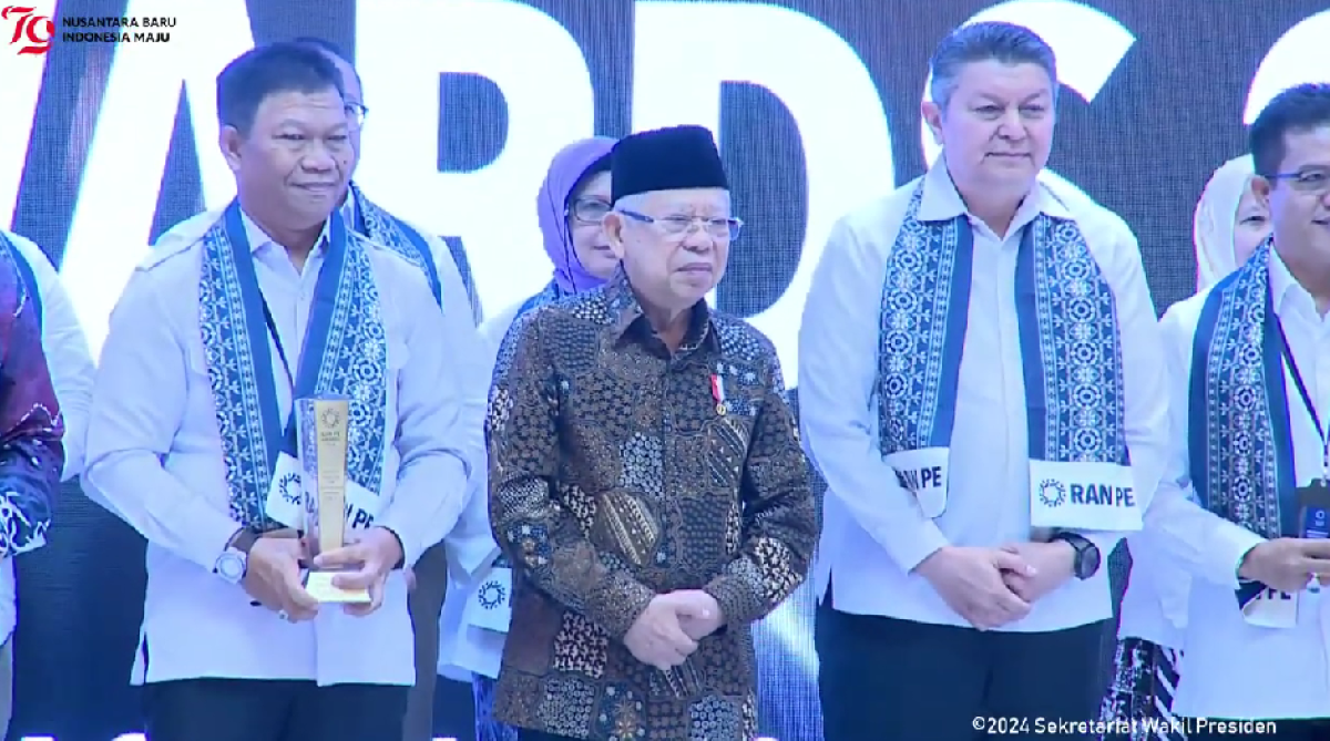 Wapres Hadiri Penghargaan Pencegahan Kekerasan dan Terorisme RAN PE Awards 2024