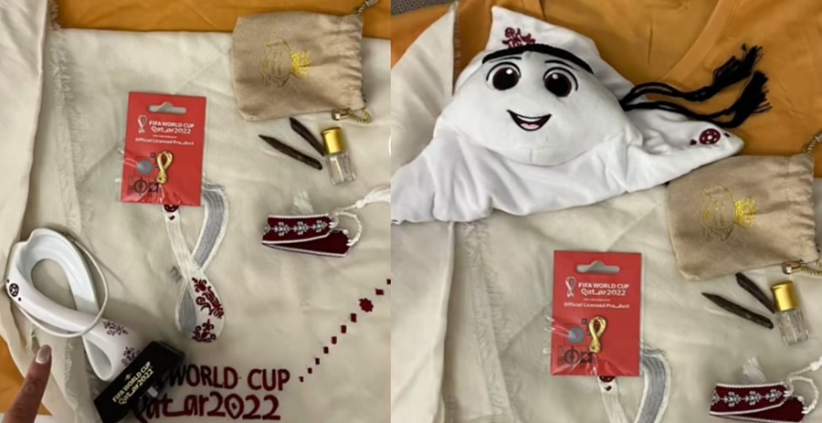 Unboxing Souvenir Laga Pembuka Piala Dunia 2022, Qatar, Isinya Mengejutkan!