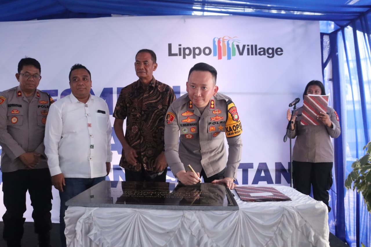 Polres Tangsel Resmikan Pos TMD Lippo Village, Wujud Sinergi Polri-Masyarakat Jaga Kamtibmas
