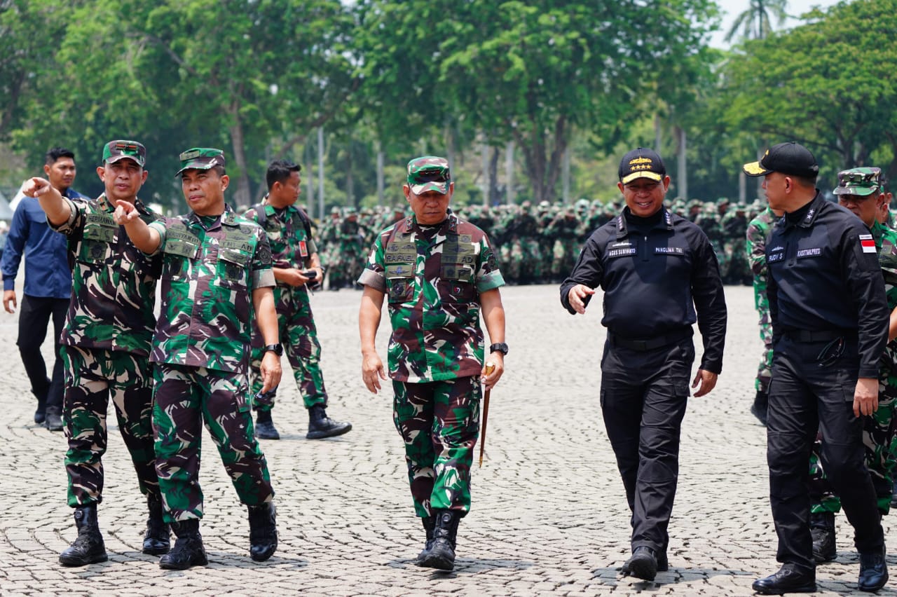 Panglima Tinjau Kesiapan HUT ke-79 TNI, Ada Kirab Alutsista