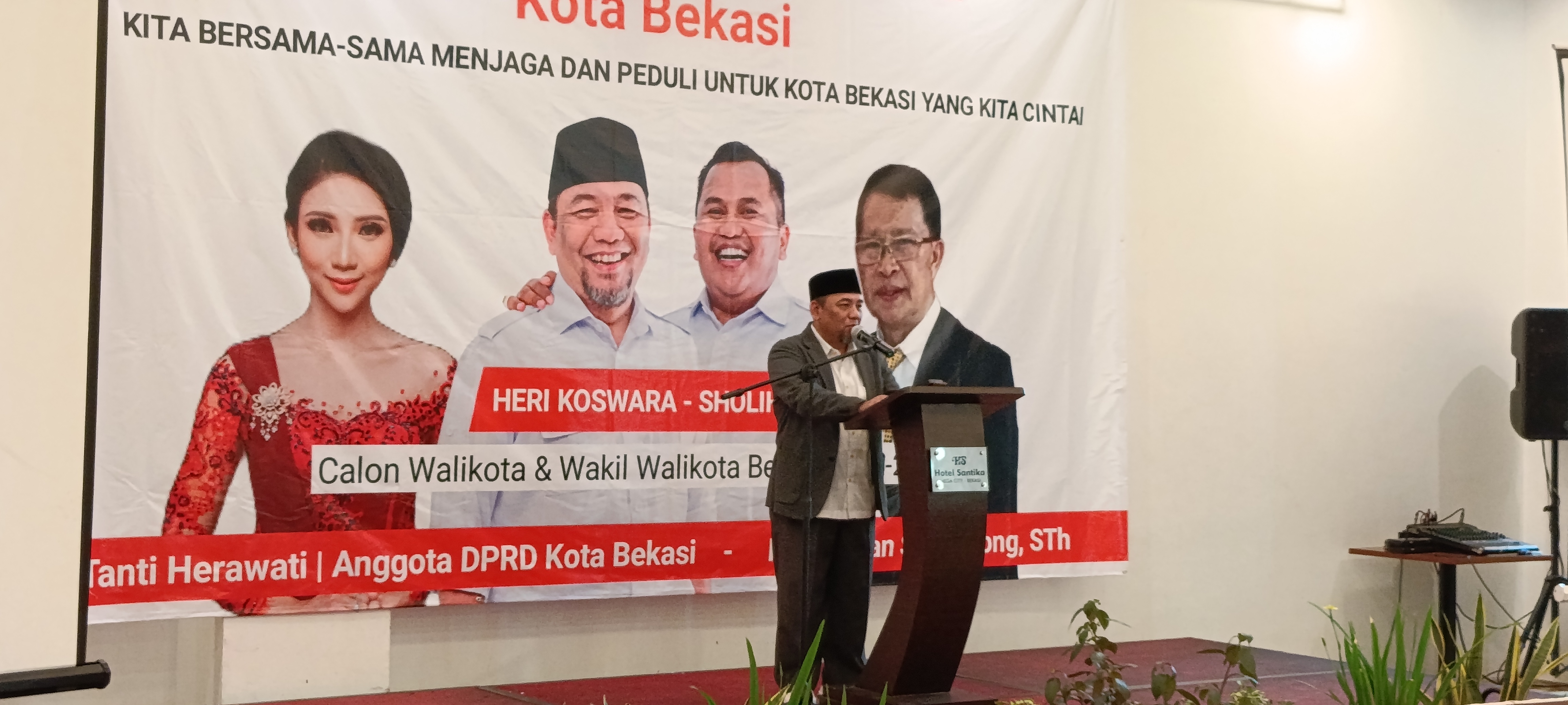 Pilwalkot Bekasi: Heri-Sholihin, Dapat Dukungan dari Sejumlah Pendeta