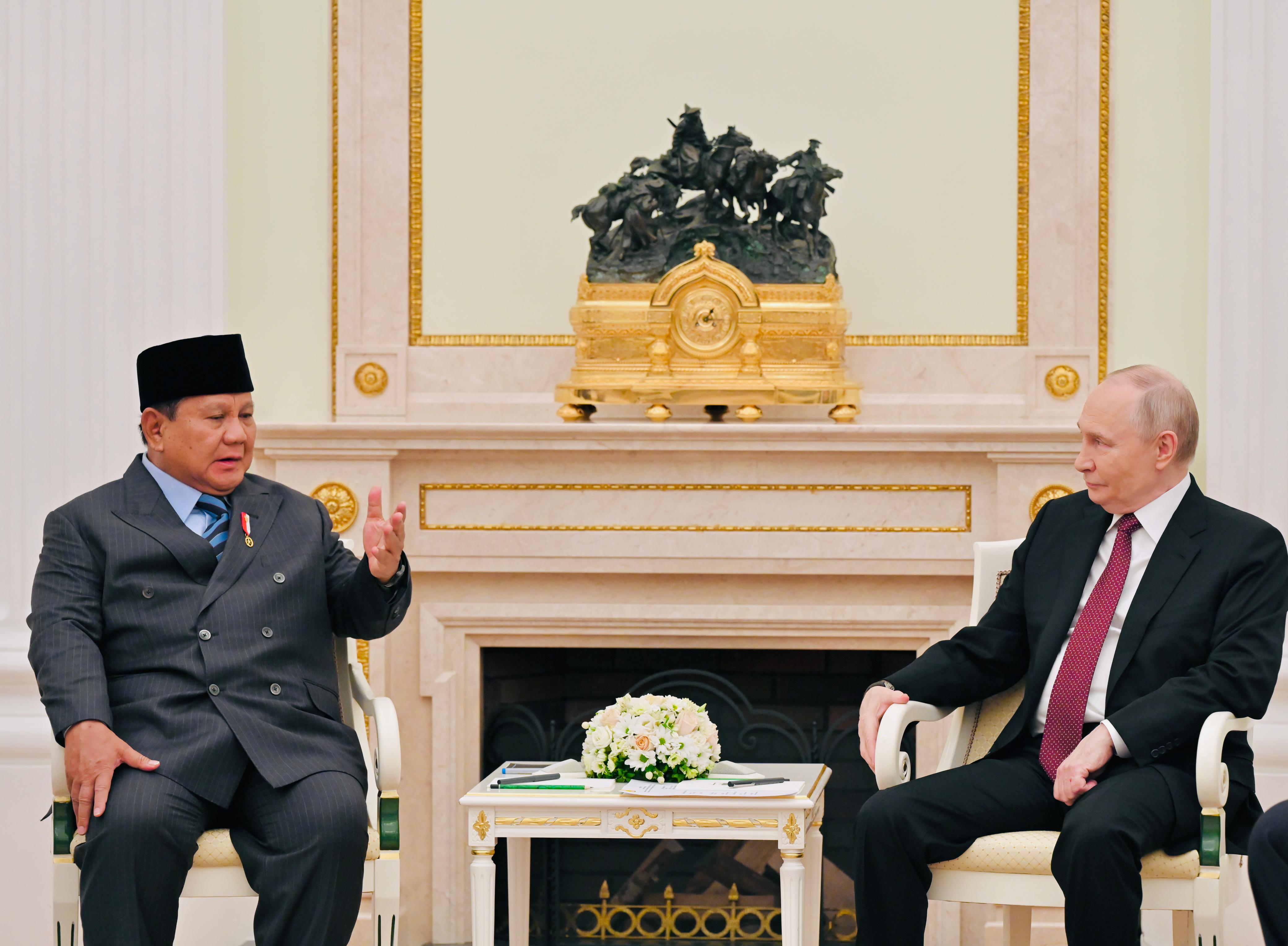Saat Prabowo Bertemu Vladimir Putin di Kremlin, Rusia Tegaskan Indonesia Mitra Strategis