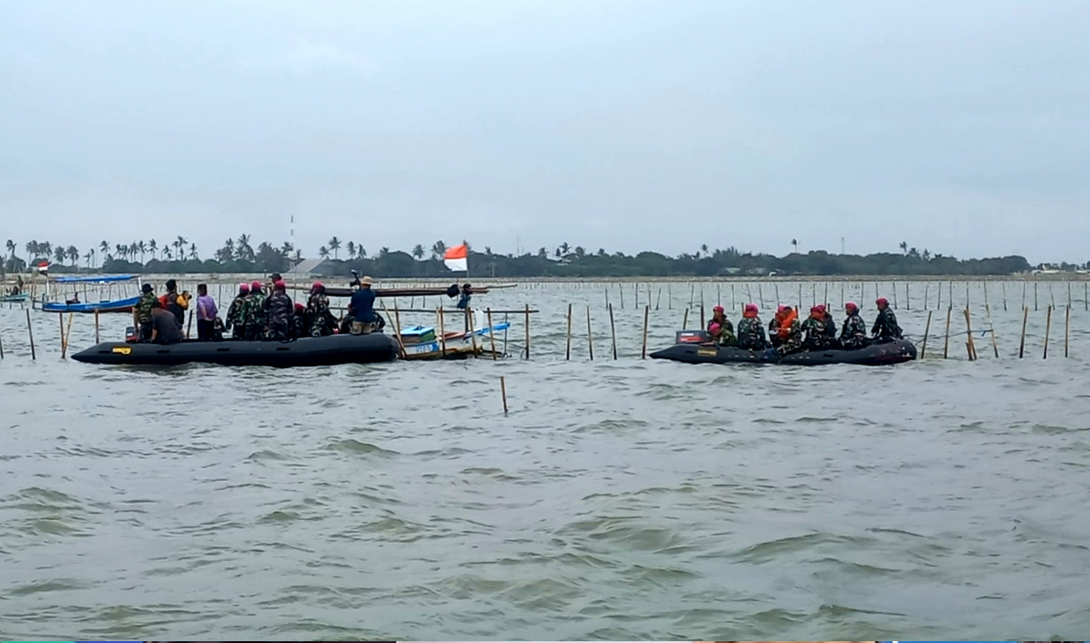 Pembongkaran Pagar Laut Tangerang Tersisa 5.26 Kilometer 