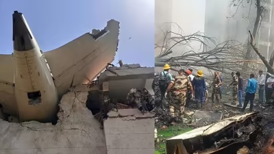 Hanya 10 Detik Lepas Landas, Pesawat Air India Langsung Jatuh di Pemukiman Padat