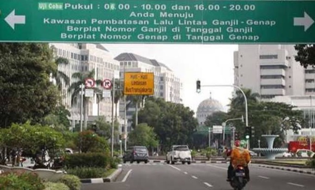 26 Lokasi Ganjil Genap Ruas Jalan Jakarta, Senin 16 Oktober 2023