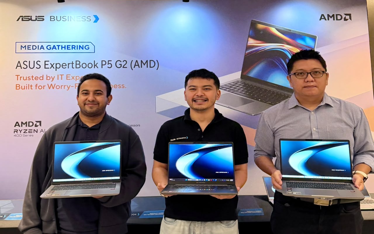 ASUS ExpertBook P5 G2 (AMD), Laptop untuk Kerja Profesional Hybrid