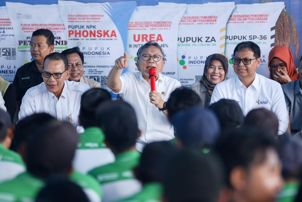 Menko Zulhas Jamin Pupuk di Lampung Tersedia Sebelum Masa Tanam