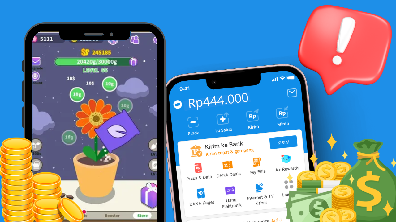 Kumpulkan Gelembung di Game Penghasil Uang Ini, Saldo DANA Gratis Rp 670 Ribu Bakal Masuk ke Dompet Digital Kamu!