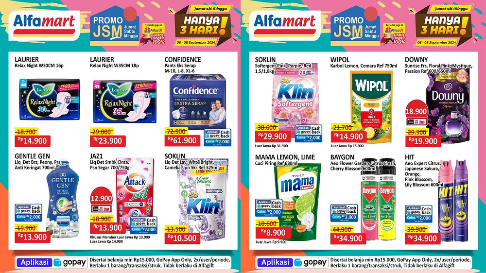 Katalog Promo JSM Alfamart Hari Ini 7 September 2024, Sabun Cuci Piring Cuma Rp8 Ribuan