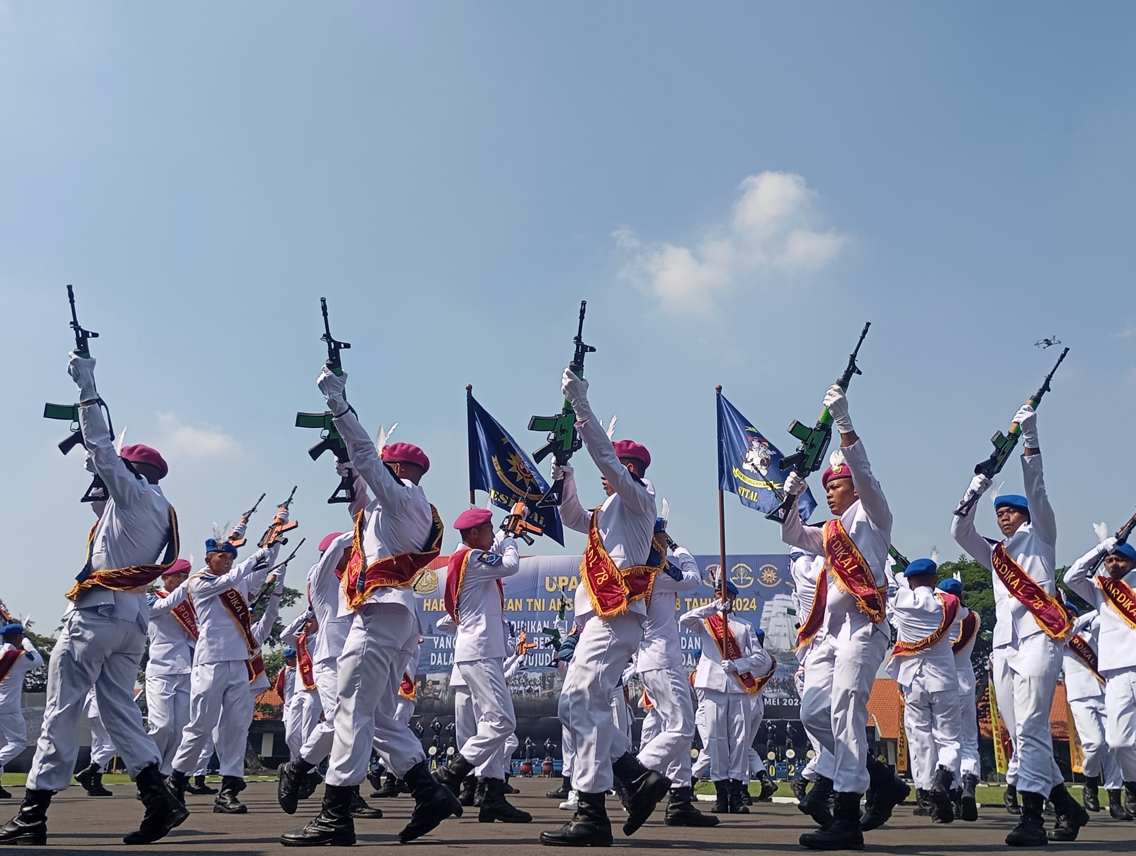 Peringati Hardikal, TNI-AL Berkomitmen Tingkatkan Kualitas Prajurit