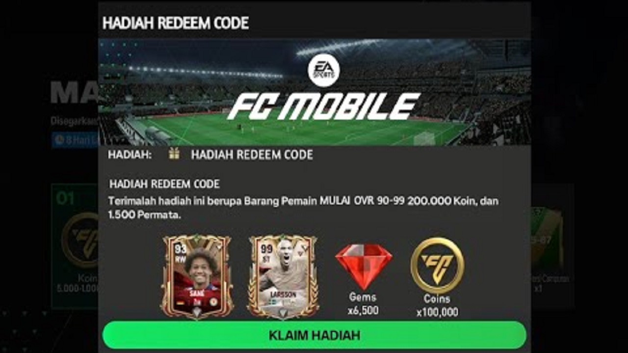 Terbaru! Klaim Kode Redeem FC Mobile Hari ini 18 Oktober 2024, Dapatkan Pemain Bintang