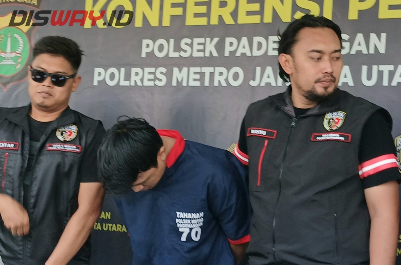 Tertunduk Lesu, Polisi Tangkap Buronan Penjambret yang Tewaskan Ibu-ibu di Pademangan