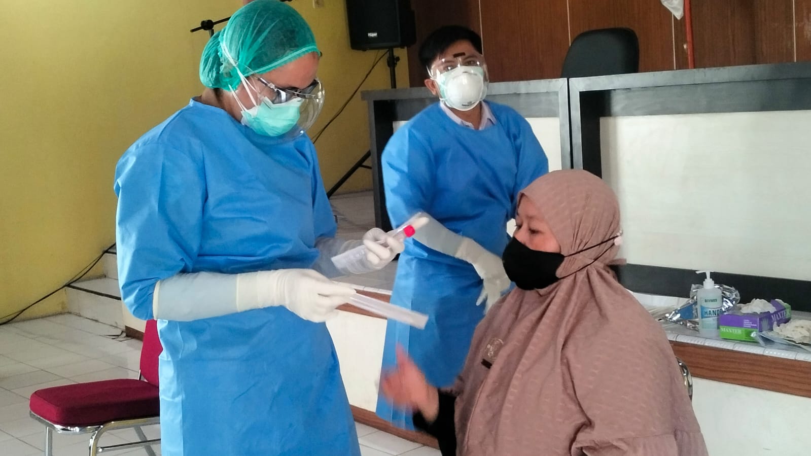 JCH Tanjabtim Jalani Tes PCR
