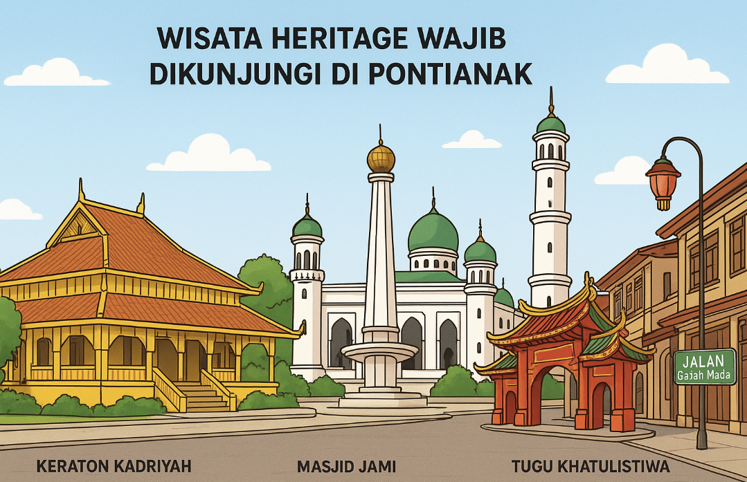 Bukan Cuma Tugu Khatulistiwa! Ini 5 Wisata Heritage Pontianak yang Bikin Wisatawan Penasaran