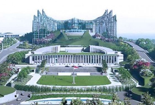 Ini Dia Makna Kepala Garuda di Istana IKN Menghadap ke Depan