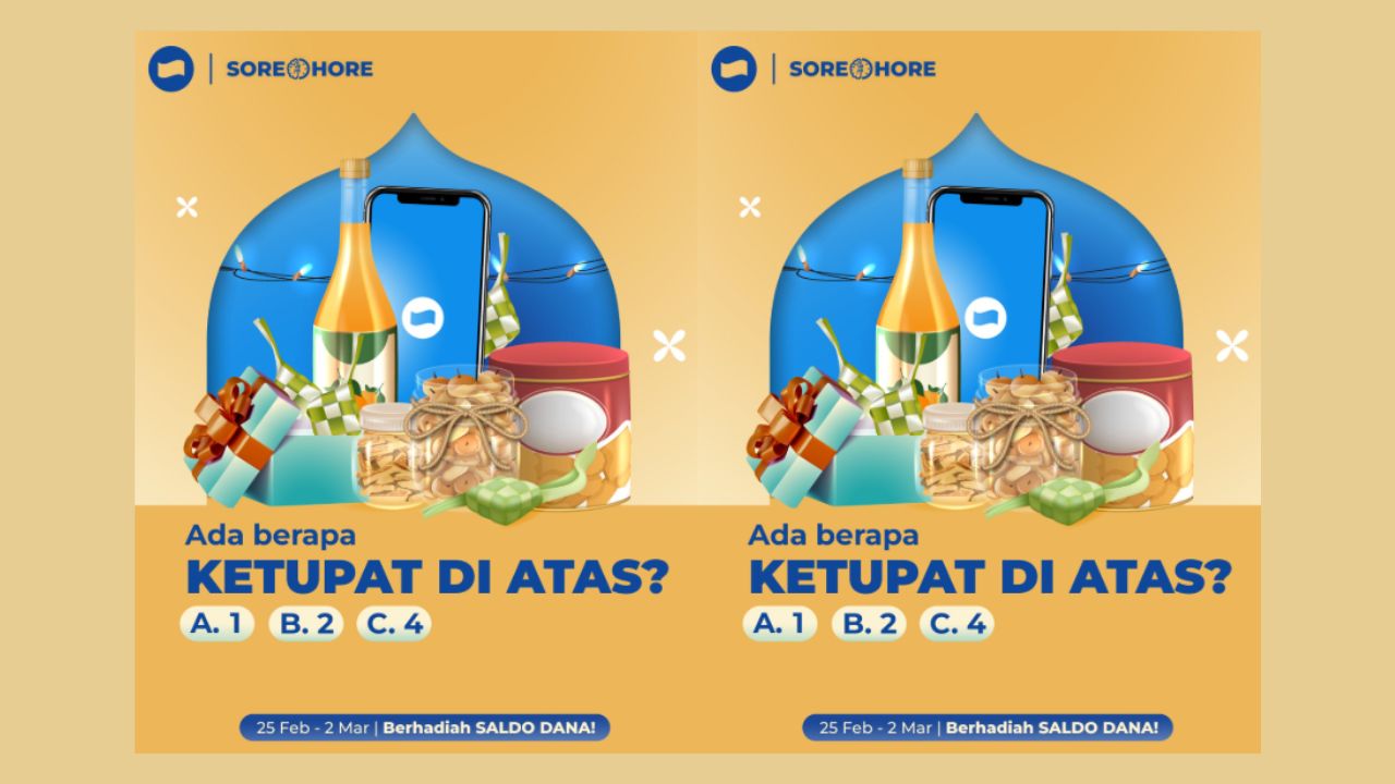 Cuma Tebak Ketupat Dapat Saldo Gratis dari DANA, Jangan Sampai Ketinggalan Eventnya!