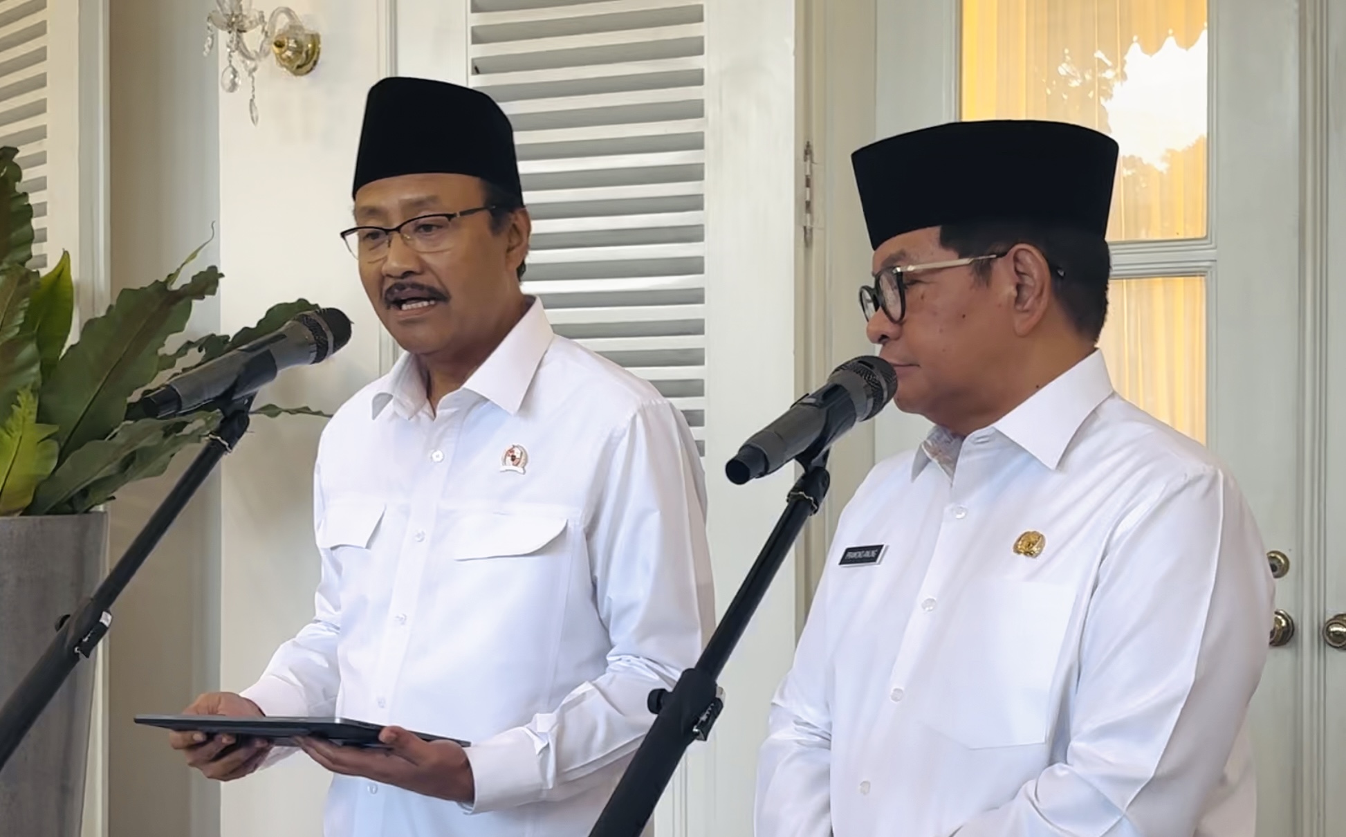 Temui Pramono, Mensos Bahas Konsolidasi Data hingga Program Puskesos di Jakarta