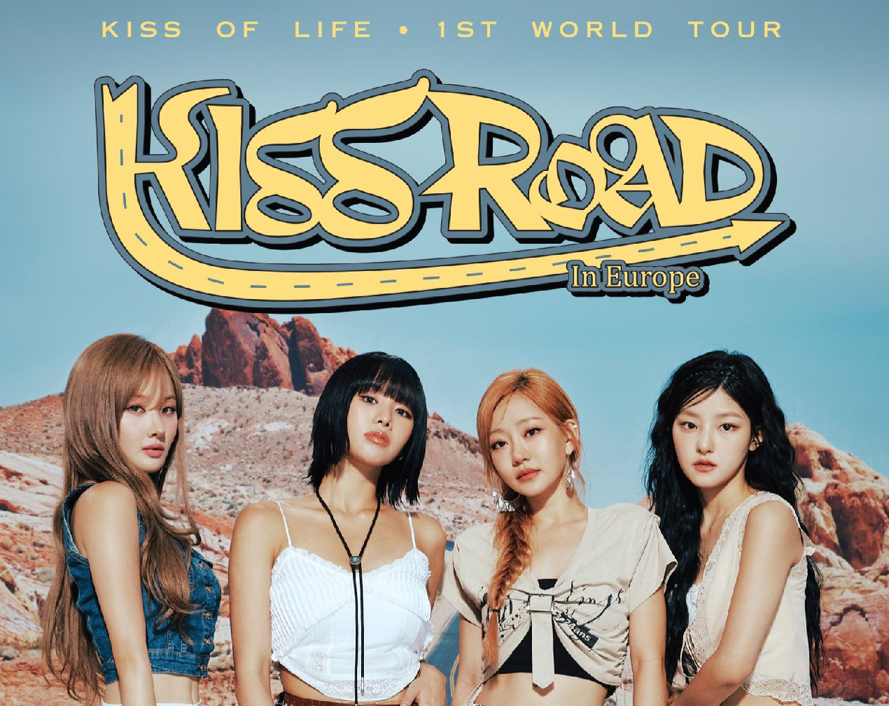 KISS OF LIFE Geber World Tour Perdana Bertajuk KISS ROAD, Ada Indonesia?