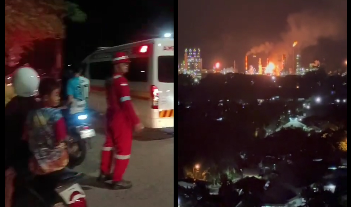 Barisan Ambulance Menuju Kilang Pertamina Dumai Kebakaran, Warga: Sepertinya Banyak Korban