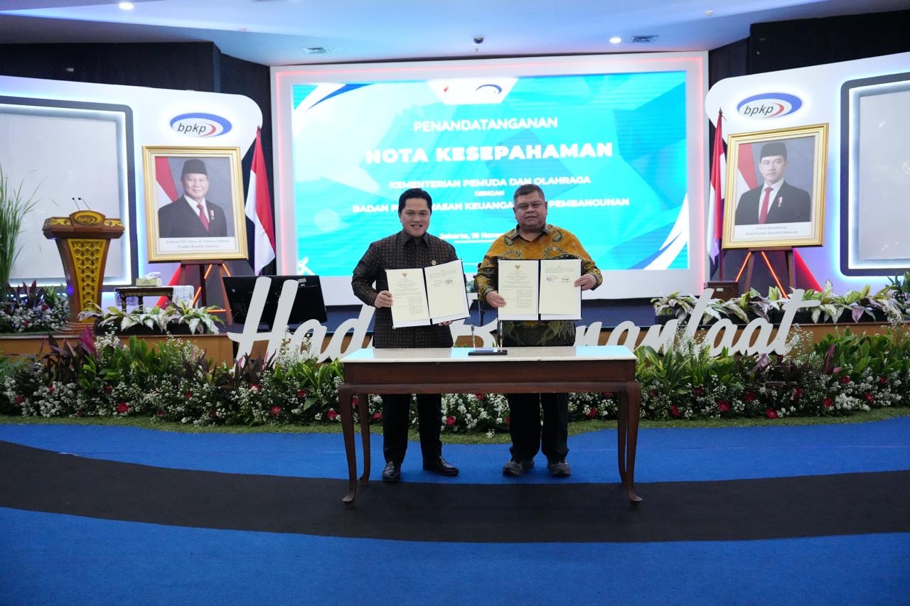 Erick Thohir dan BPKP Sepakat Perkuat Pengawasan Transformasi Olahraga Nasional