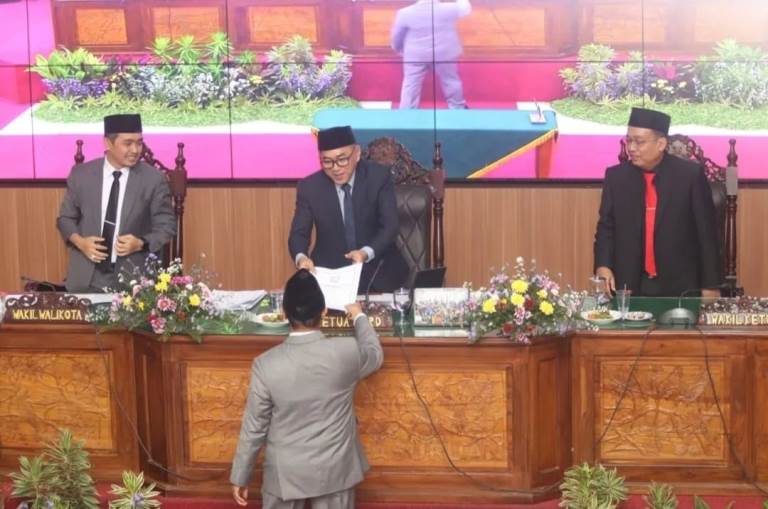 Sidang paripurna terakhir anggota DPRD Kota Pasuruan Periode 2019-2024. 