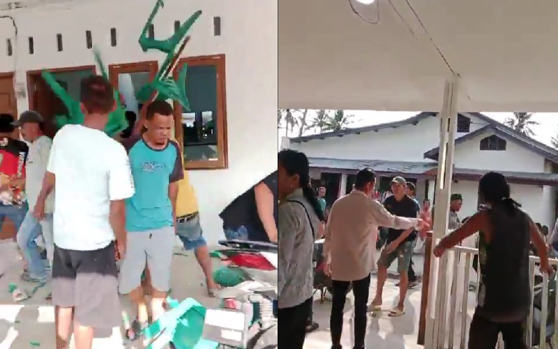 Rumah Ibadah Umat Kristen di Kota Padang Dirusak Warga, Pendeta: Bangunan Bukan Gereja!