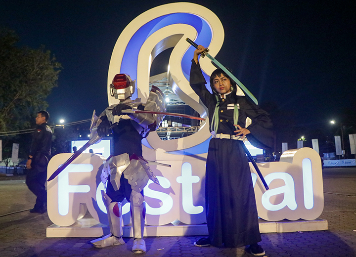 Para Cosplayer Bikin Biznet Festival Makin Warna-Warni