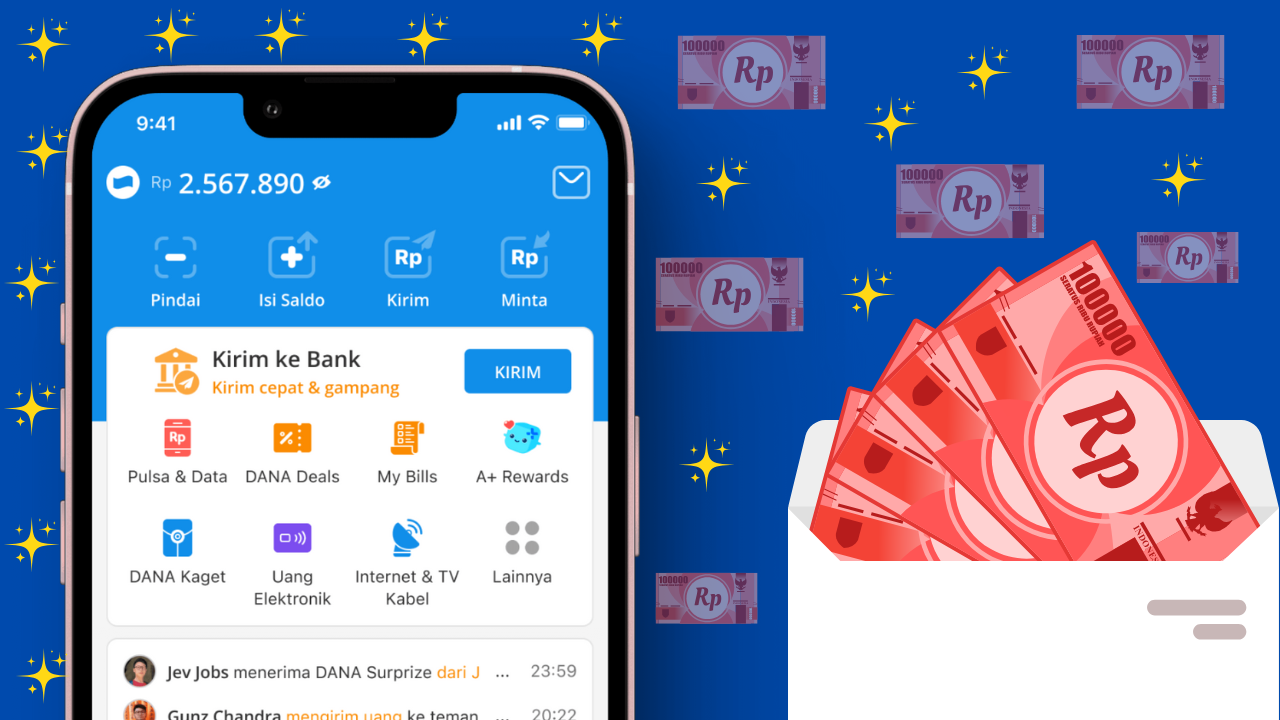 Saldo DANA Gratis Rp203.000 Dikirim ke Dompet Digital Pagi Ini, Cara Klaimnya Nggak Perlu Aplikasi Penghasil Uang