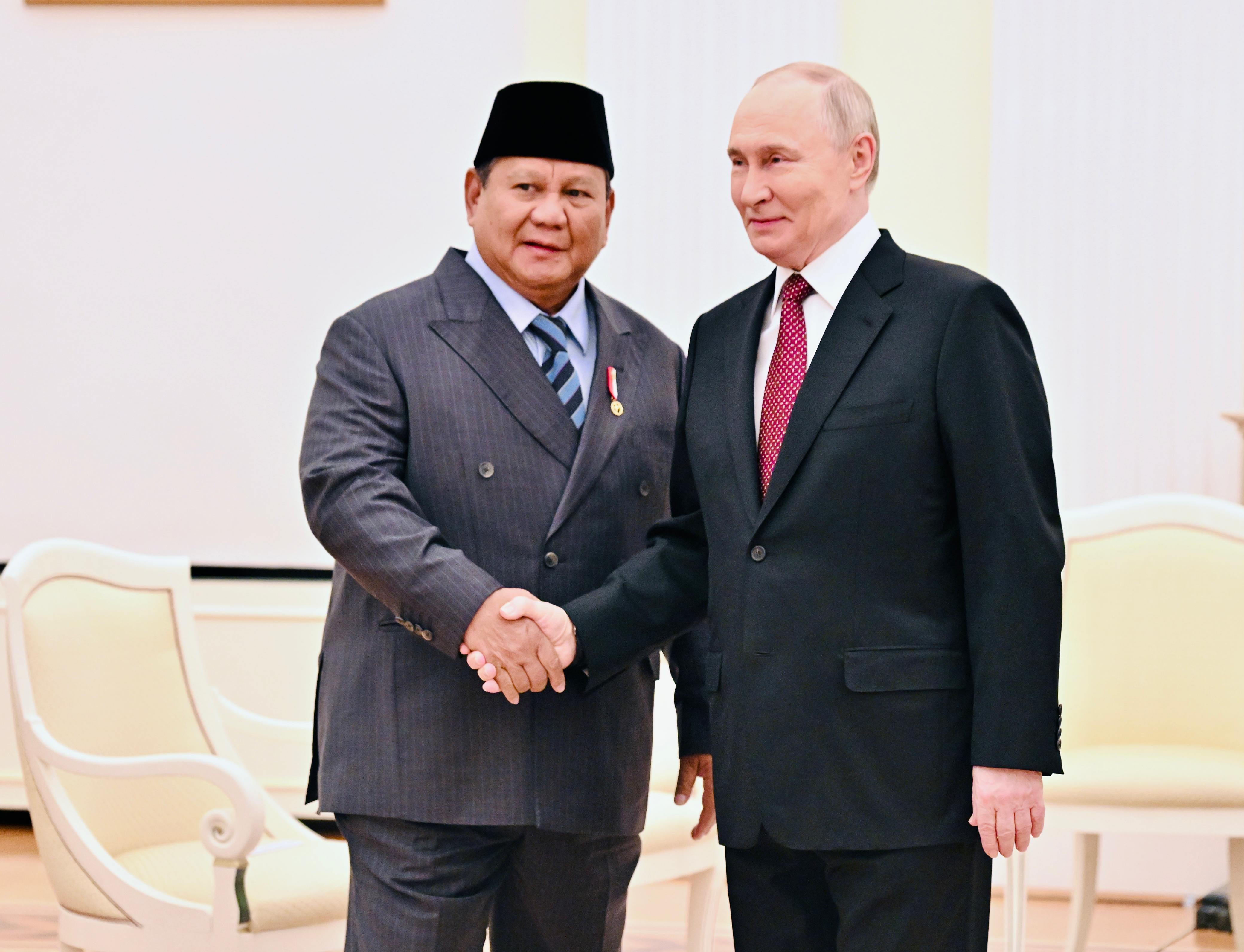 Presiden Putin Tawarkan Kerja Sama Strategis kepada Prabowo: Pertahanan hingga Pertanian