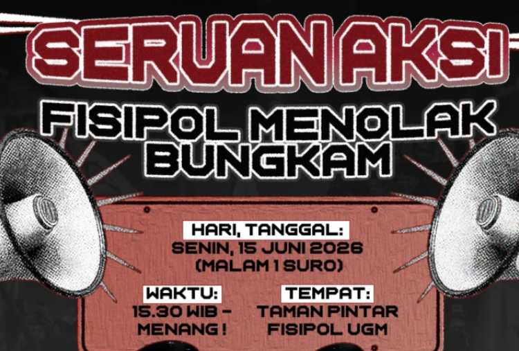 Merinding! FISIPOL UGM Unjuk Rasa Sambut Malam 1 Suro, HMI Semarang Aksi Sampai Chaos