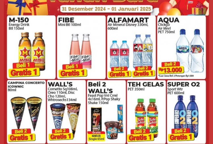 Promo Alfamart Hari Ini 31 Desember 2024 Spesial Akhir Tahun, Beli Es Krim Gratis 1!