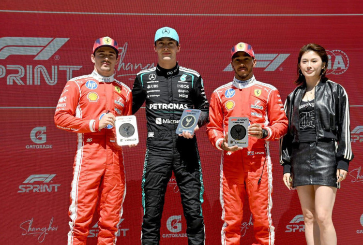 GP China 2026: Russell Juara Sprint Race, Bertahan dari Serangan Hamilton-Leclerc