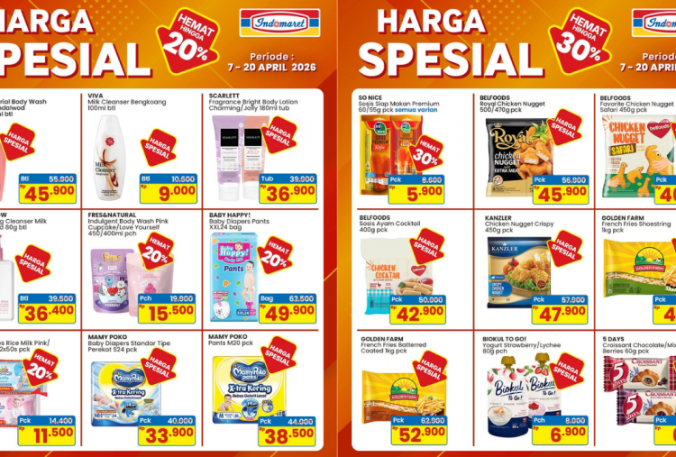 Promo Indomaret Terbaru Edisi Akhir Pekan 11 April 2026, Belfoods Chicken Nugget Mulai Rp40 Ribuan Serbu!