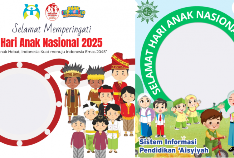 50 Link Twibbon Hari Anak Nasional 2025 Gratis dan Terbaru Lengkap Ucapan, Yuk Meriahkan di Medsos