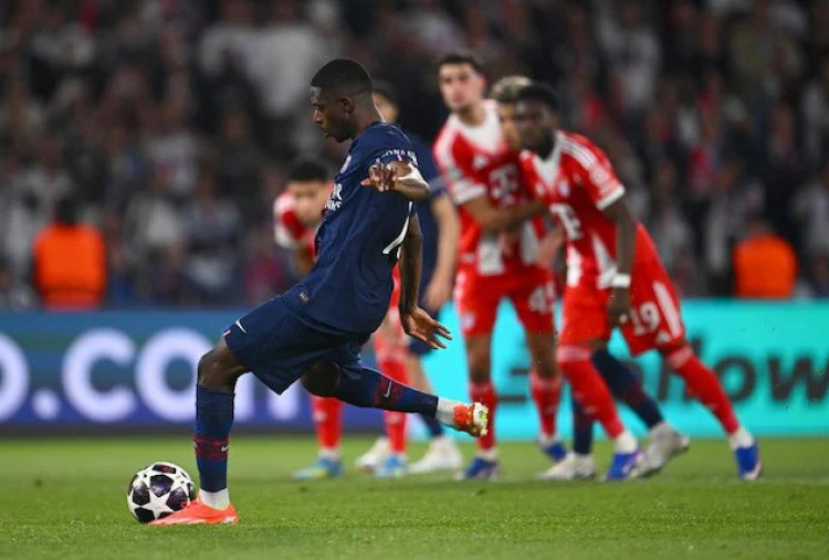 PSG vs Bayern 5-4, Penalti Ousmane Dembele Picu Kemarahan Kompany 