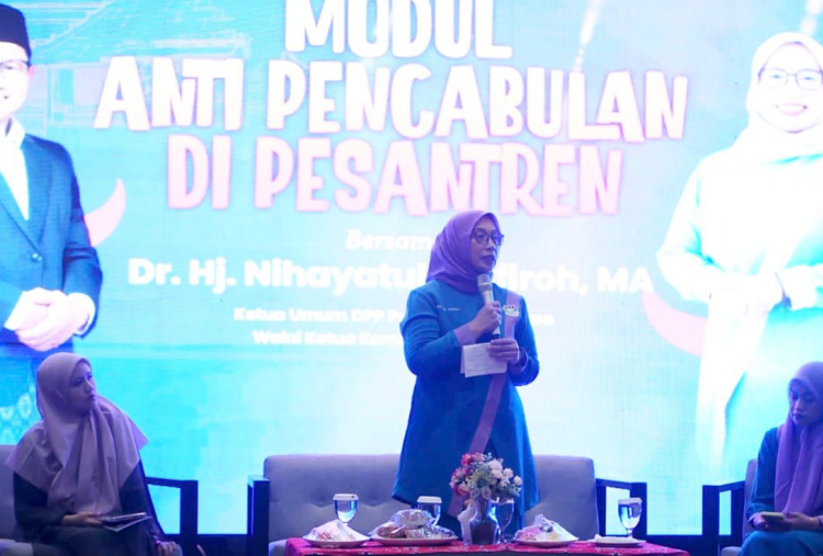 Sosialisasi Modul Anti-Pencabulan Masuk Lingkungan Pesantren, Ninik: Perempuan Bangsa Hadir untuk Lindungi Santri