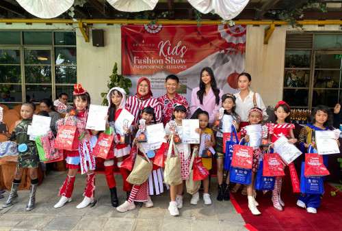 Semarak Kemerdekaan, Verwood Hotel & Serviced Residence Surabaya Gelar Fashion Show Anak